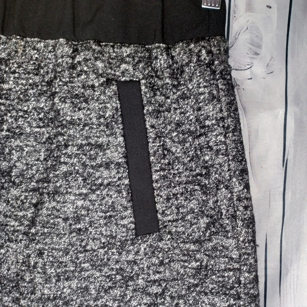 Loft pull on tweed wool blend preppy classic mini skirt - Picture 2 of 11